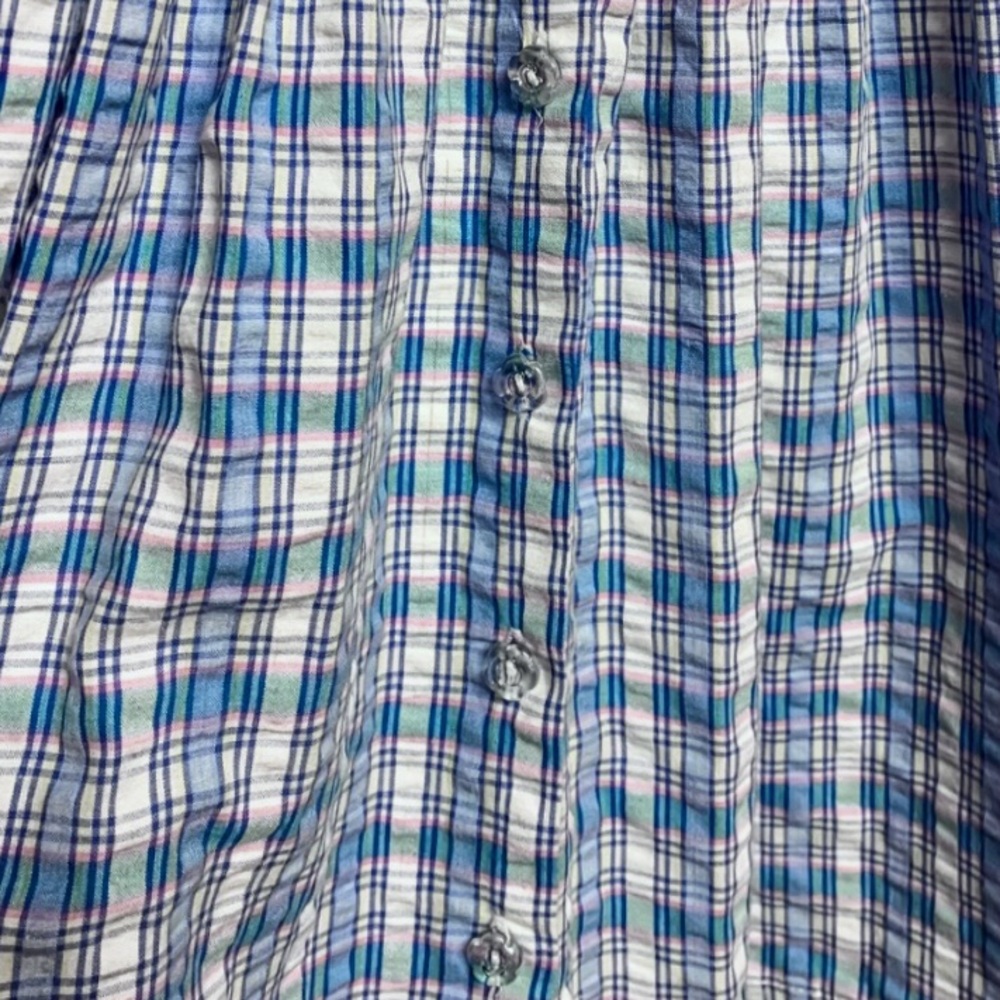 Good Kidz Girls Sleeveless Seersucker Plaid Dress Size 3T - Picture 7 of 11